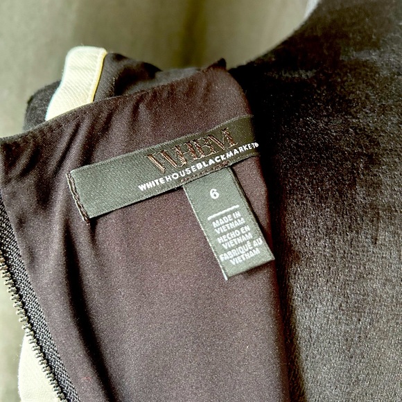 White House black market black and white dress - Picture 3 of 4